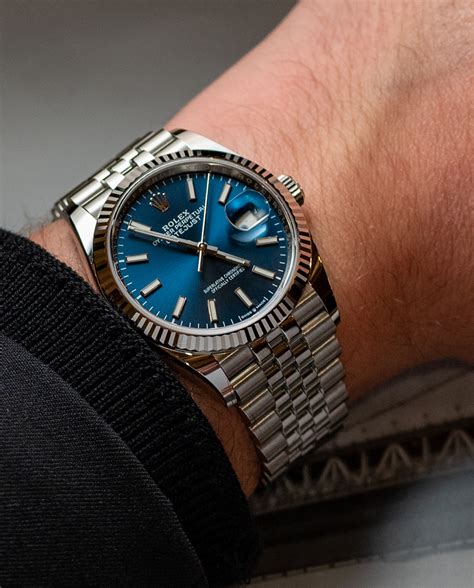 rolex datejust 36 on wrist|rolex datejust 36 most expensive.